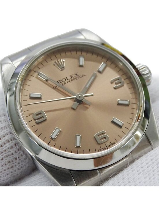 Rolex Oyster Perpetual Number Watch Boys Automatic Winding At Stainless Steel main image 14